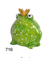 Scultura Pomme Pidou Salvadanaio in Ceramica 148-00716-VERDE - 148-00716-VERDE